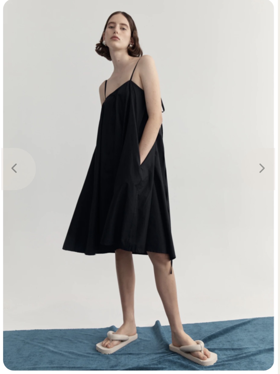 Nwt Deiji Studios The Tea Dress In Black Size S/M
